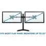 Mount-It! Dual Monitor Stand | 2 Monitor Mount Fits 19 20 21.5 24 27 29 32 Inch Computer Screens | Free Standing and Grommet Bases | Two Heavy Duty Tilt Swivel Height Adjustable Arms | VESA Compatible Mount-It! Dual Monitor Stand | 2 Monitor Mount Fits 19 20 21.5 24 27 29 32 Inch Computer Screens | Free Standing and Grommet Bases | Two Heavy Duty Tilt Swivel Height Adjustable Arms | VESA Compatible