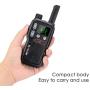 Retevis RB18 Walkie Talkies with Earpieces, Rechargeable Two Way Radios,2 Way Radio for Adults, NOAA Dual PTT Flashlight VOX,for Business Retail Hotel School(10 Pack)