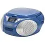 MAGNAVOX MD6924-BL Portable Top Loading CD Boombox with AM/FM Stereo Radio in Blue | CD-R/CD-RW Compatible | LED Display | AUX Port Supported | Programmable CD Player |