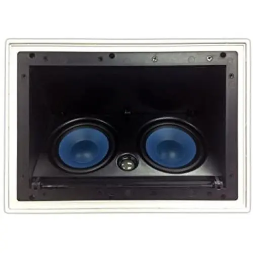 5252AC Silver Ticket in-Ceiling Speaker with Pivoting Full Speaker Adjustable Angle Woofers and Tweeter (Dual 5.25 Inch in-Ceiling Center Channel)