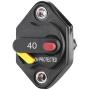 Heart Horse Circuit Breaker 40A with Manual Reset Home Inline Fuse Holder for Truck RV Marine Trailer Trolling Motor Amp Protection 12V-48V DC Reset Fuse Inverter Replacement