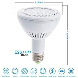 PAR30 36W Led Flood Light Outdoor Bulbs, 350w Equivalent Replacement Spotlight Floodlight Bulbs, Cool White 6000K CRI80 E26/27 Base, Indoor Flood Light for Cans (6 Pack)