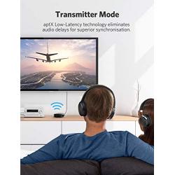 Anker Soundsync A3341 Bluetooth 2-in-1 Transmitter and Receiver, with Bluetooth 5, HD Audio with Lag-Free Synchronization, and AUX/RCA/Optical Connection for TV and Home Stereo System