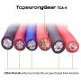 TOPSTRONGGEAR 4 Gauge Amp Kit True 4 AWG Amplifier Installation Wiring Amp Kit Install Cables