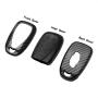 TANGSEN Key Fob Case for CHEVROLET Chevy BLAZER CAMARO CRUZE EQUINOX MALIBU SONIC TRAVERSE TRAX 5 Button Keyless Entry Remote Black Carbon Fiber Pattern ABS Black Silicone Cover