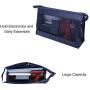 Travel Toiletry Bag, Portable Cosmetic Makeup Bag, Multifunctional Travel Accessories, Lightweight Organizer for Toiletries, Cosmetics, Makeup, Brushes, Electronics and Office Supplies