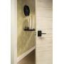 Schlage F10 LAT 622 CEN Century Collection Latitude Passage Lock Lever, Matte Black