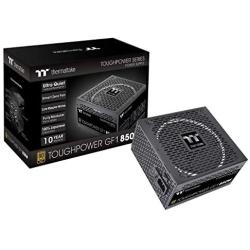 Thermaltake Toughpower GF1 850W 80+ Gold SLI/Crossfire Ready Ultra Quiet 140mm Hydraulic Bearing Smart Zero Fan Full Modular Power Supply 10 Year Warranty PS-TPD-0850FNFAGU-1