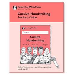 Learning Without Tears - Cursive Handwriting Teachers Guide, Current Edition - Handwriting Without Tears Series - 3rd Grade Writing Book - Writing, Language Arts Lessons - for School or Home Use
