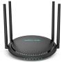 1200Mbps Smart WiFi Router, WAVLINK AC1200 Dual-Band Gigabit Ethernet Router WiFi Wireless 5Ghz + 2.4Ghz Gaming WiFi Router High Speed Wireless WiFi Box with Long Range for Gaming Xbox Playstation PC