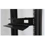 Raising Electronics 19 Inch 2U Rack Mount Cable Management Unit 12 Slots with Panel Plastic