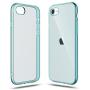 Shamos Transparent Shock Absorption TPU Rubber Gel Case (Blue) Compatible with iPhone SE 2020 (2nd Generation) iPhone 7 and iPhone 8