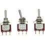 SALECOM 3X SPDT 3 Position ON Off ON Guitar Mini Toggle Switch Car/Boat Switches