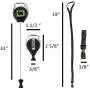 ID Stronghold Secure Badge Holder Duolite - RFID Blocking 2 Card ID Badge Holder with Lanyard and Retractable Reel - PIV, CAC and Work Cards - Heavy Duty Plastic Badge Protector - FIPS 201 Approved