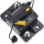 RKURCK 12V-36V DC Manual Reset Button 50 Amps Waterproof Circuit Breaker for Car Rv Marine Automotive Stereo Audio Electronic Motor System