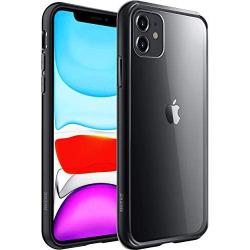 Mkeke Compatible with iPhone 11 Case, Clear Cover for 6.1 Inch Black