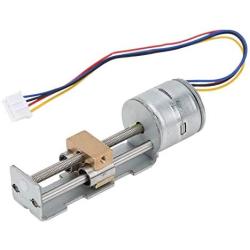 Mini Linear Stage Actuator, Small Slide Guide Rail Screw Lead Stepper Motor, Stepper Motor with Planetary Gearbox Reducer for Measuring Equipment, Printers