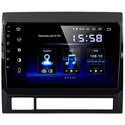 Dasaita 9'' Android 10.0 Car Radio Touch Screen for Toyota Tacoma 2005 2006 2007 2008 2009 2010 2011 Head Unit 4G RAM 64G ROM Build in Carplay/Android Auto DSP Steering Wheel Control