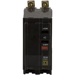 Square D by Schneider Electric QOB240CP Circuit Breaker, Black