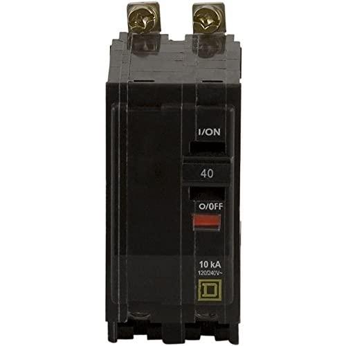 Square D by Schneider Electric QOB240CP Circuit Breaker, Black