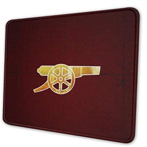 Golden Gun Mouse Pad with Stitched Edge, Premium-Textured Gaming Mouse Mat, Non-Slip Rubber Base Mousepad for Laptop, Computer & PC, 10.2x8.3x0.12 inch