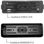 Quick Release Suction Cup Remote Mount Kit Panel Bracket for ICOM, Kenwood, YAESU, Alinco, Mobile Transceiver Radio