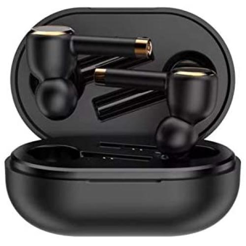 Bluetooth Headphones 5.0, Bluetooth Earbuds with Microphones, Pop Up Auto Pairing, Touch Control, 3D High-Definition Stereo with Noise Reduction, IPX5 Waterproof, Suitable for Android/iOS