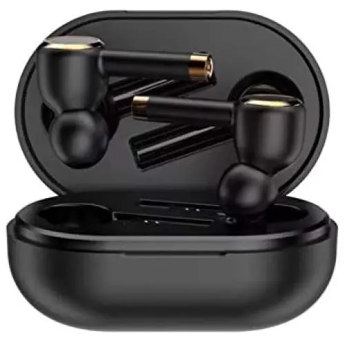 Bluetooth Headphones 5.0, Bluetooth Earbuds with Microphones, Pop Up Auto Pairing, Touch Control, 3D High-Definition Stereo with Noise Reduction, IPX5 Waterproof, Suitable for Android/iOS