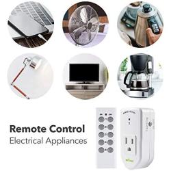 BN-LINK ES1513-5-2 Wireless Remote Control Outlet with Extra Long Range (5 Pack)