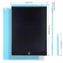 Newest LCD Writing Tablet, Electronic Digital Writing &Colorful Screen Doodle Board, Cimetech 12-Inch Handwriting Paper Drawing Tablet Gift for Kids and Adults at Home,School and Office (Blue)