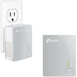 TP-Link AV600 Powerline Ethernet Adapter(TL-PA4010 KIT)- Plug&Play, Power Saving, Nano Powerline Adapter, Expand Home Network with Stable Connections