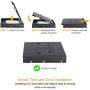 ICY DOCK 2.5'' to 3.5 Tool-Less Drive Adapter Converter Bracket Mounting Frame Tray for 5/7/9.5/12.5mm 2.5 inch HDD/SSD with SATA III Interface- EZConvert MB882SP-1S-1B