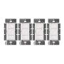 Lutron PD-6WCL-WH Caseta Wireless Smart Lighting Dimmer Switch, White (4 Pack)