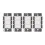 Lutron PD-6WCL-WH Caseta Wireless Smart Lighting Dimmer Switch, White (4 Pack)