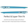 UESWILL Compatible with Smooth Matte Hard Shell Case Cover for MacBook Air 11 inch (Model A1370 / A1465), Aqua Blue