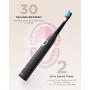 Fairywill Electric Toothbrush for Adults and Kids Accepted by American Dental Association, 8 Dupont Brush Heads & Travel Case 5 Modes Rechargeable Whitening Power Sonic Toothbrush Smart Timer Black