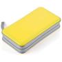 alavisxf xx CD Case, 96 Capacity Hard Plastic CD Holder Protective DVD Disc Storage Case Holder Portable Zipper CD DVD Organizer Storage Wallet for Car Home Travel (96 Capacity, Yellow)