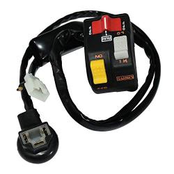 Carbman 35200-HB9-020 L/H Switch Replacement for Honda TRX250R TRX 250R Light/Start/Kill 1986 1987 1988 1989