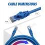Cat6 Ethernet Cable, 3 Feet (2 Pack) LAN, utp (0.9 Meters) Cat 6, RJ45, Network, Patch, Internet Cable - (3 ft)