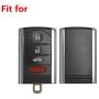 Ezzy Auto Black and Rose Silicone Rubber Key Fob Case Key Covers Key Jacket Skin Protectors fit for Acura ILX RDX TL ZDX