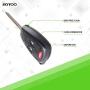 SCITOO 1PC Replacement for 3 Buttons Pad Outer Cover Keyless Entry Remote Car Key Fob Case 2004-2012 Dodge Jeep Buick Chrysler FCC 25695955