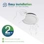 Freelicht 12 Pack 6 Inch Ultra-Thin LED Recessed Ceiling Light with Junction Box, 12W Eqv 110W, 5000K Daylight Dimmable Can-Killer Downlight, 850LM High Brightness - ETL and Energy Star