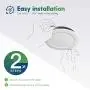 Freelicht 12 Pack 6 Inch Ultra-Thin LED Recessed Ceiling Light with Junction Box, 12W Eqv 110W, 3000K Warm White Dimmable Can-Killer Downlight, 850LM High Brightness - ETL and Energy Star