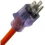 50 ft 10 Gauge Extension Cord 50 feet - Powerful 15 Amps, 125 Volts, 1,875 Watt 10/3 Extension Cords 50 ft Lighted Ends (10 Gauge Extension Cord 50 ft,Orange)