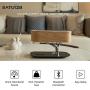 SATUOSI Bedside Lamp with Wireless Charger and Bluetooth Speaker, Stepless Dimming