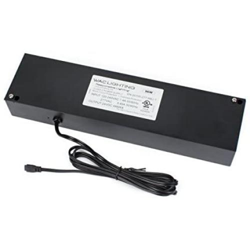 WAC Lighting EN-24100-277-RB2-T Remote Enclosed Electronic Transformer 277V Input 24V Output 100 Watt, Black