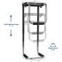 VIVO Heavy Duty Adjustable Under-Desk PC Mount Computer Case Holder Supports up to 66 lbs, MOUNT-PC04A