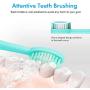 Dental Scaler Tooth Calculus Remover Electric Sonic Tooth Stains Tartar Tool, 3 Adjustable Modes, USB Charging, for Teeth Whitening Oral Hygiene,Green