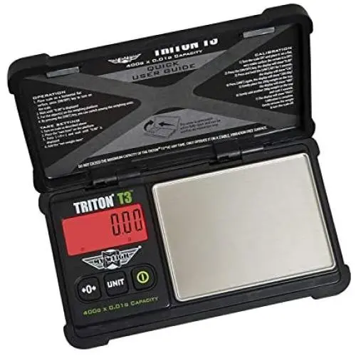 My Weigh T3-400 Triton T3 400 Gram x 0.01 Digital Pocket Scale Black (Pack of 2)