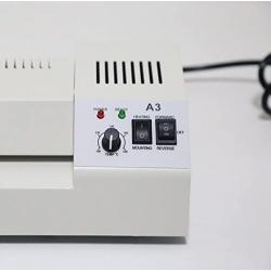 BAOSHISHAN Thermal Laminator A3/A4 Film Laminating Machine with Four Roller System Hot&Cold Fast Warm-Up Reverse Function 110V/220V